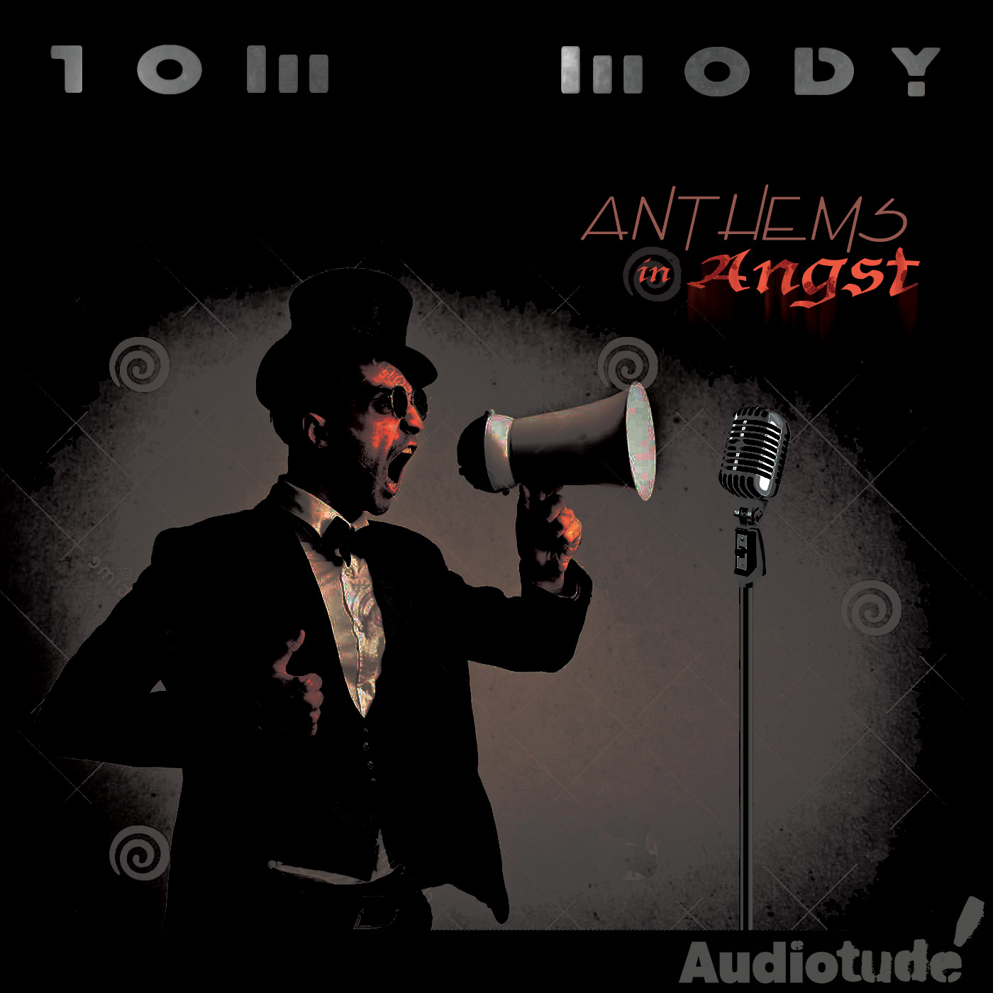 Tom Mody heavy metal album Anthems in Angst cover art